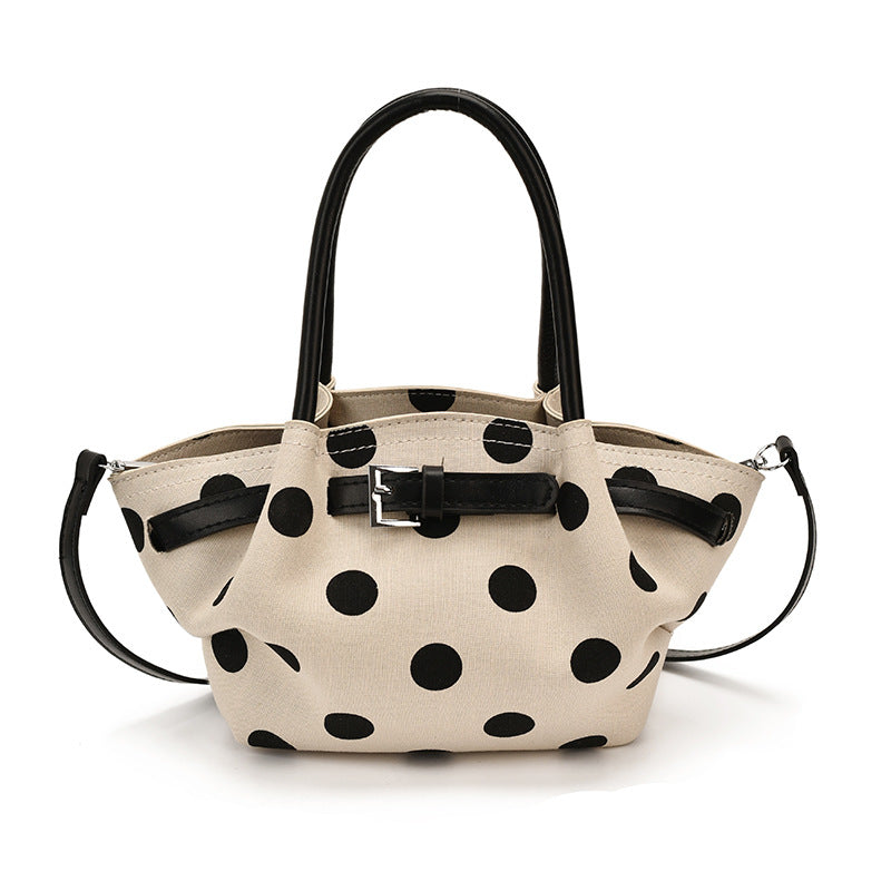Siopsrl | Polka Dot Structured Handbag Siopsrl