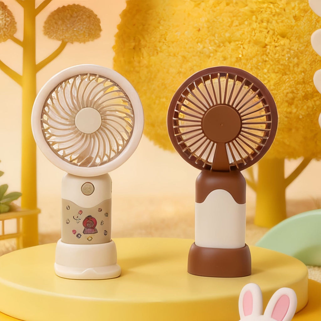 Siopsrl | Ladies portable hand fan with ergonomic design and cute motif Siopsrl