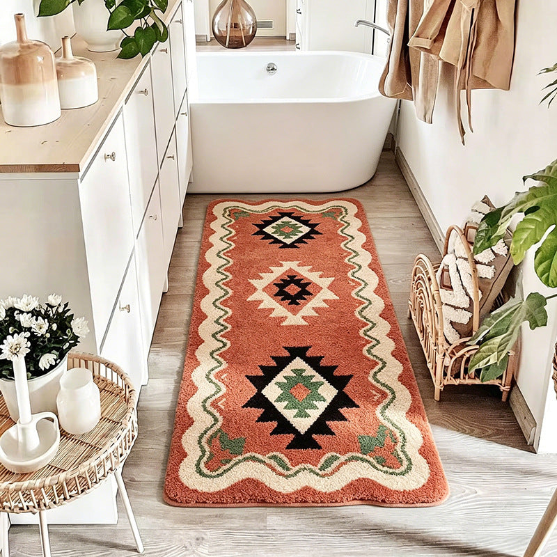 Siopsrl | Decorative Ethnic Pattern Bath Mat Siopsrl