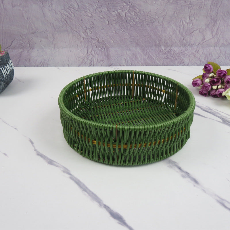 Multi-Compartment Woven Storage Basket Siopsrl