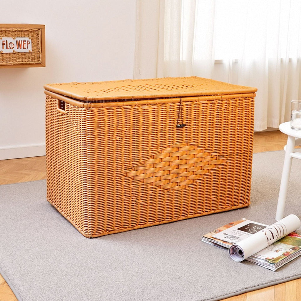Large Woven Storage Chest Siopsrl