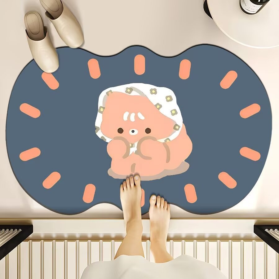 Siopsrl | Cute Cartoon Bear Bath Mat Siopsrl