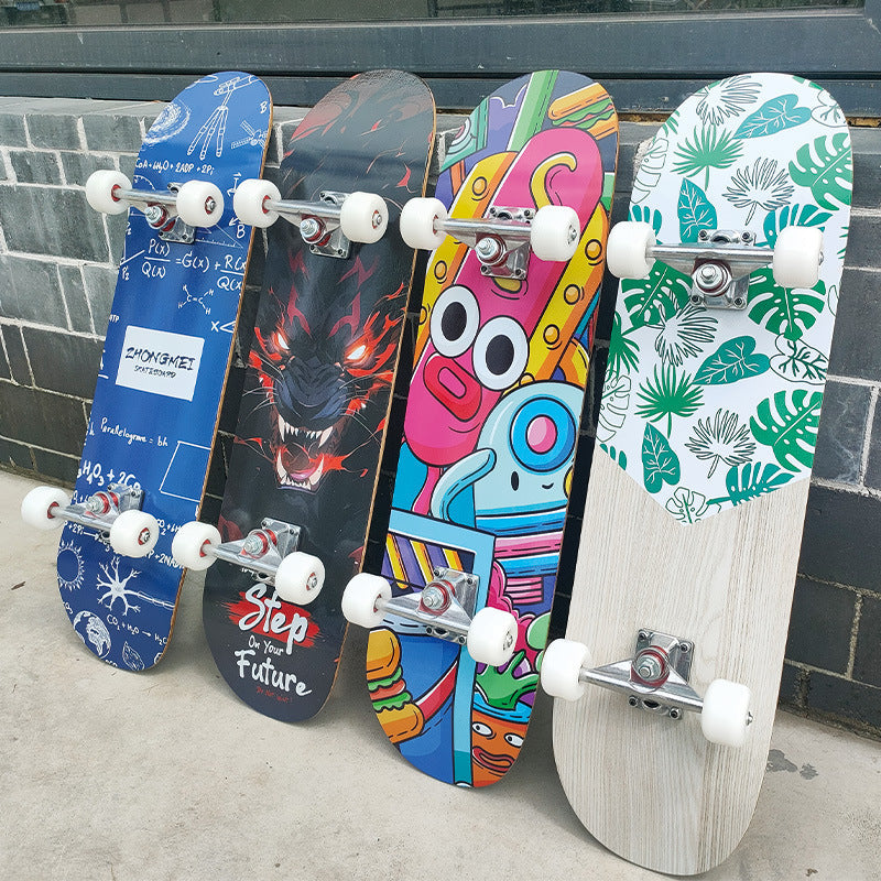 Complete Street Skateboard with Maple Deck Concave and Durable PU Wheels Siopsrl
