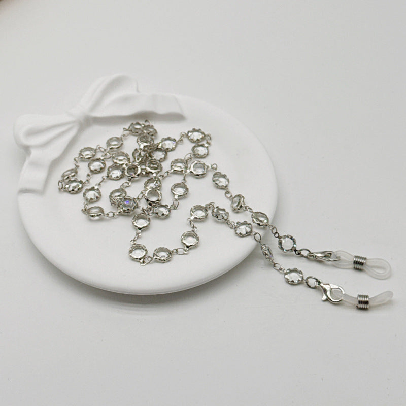 Siopsrl | Crystal Chain Eyewear Holder Siopsrl