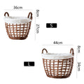 Handcrafted storage basket with cotton lining Siopsrl