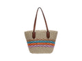 Siopsrl | Shoulder bag made of braided material with colorful detail Siopsrl