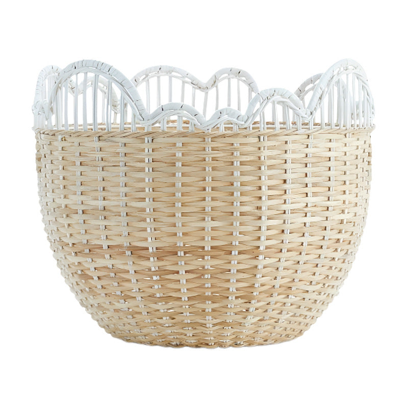 Playful storage basket with wave edge Siopsrl
