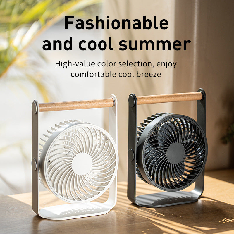 Siopsrl | Ladies portable fan with wooden handle Siopsrl