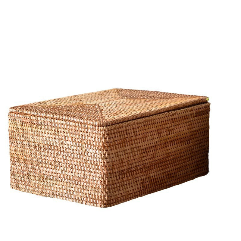 Women rectangular rattan storage basket Siopsrl