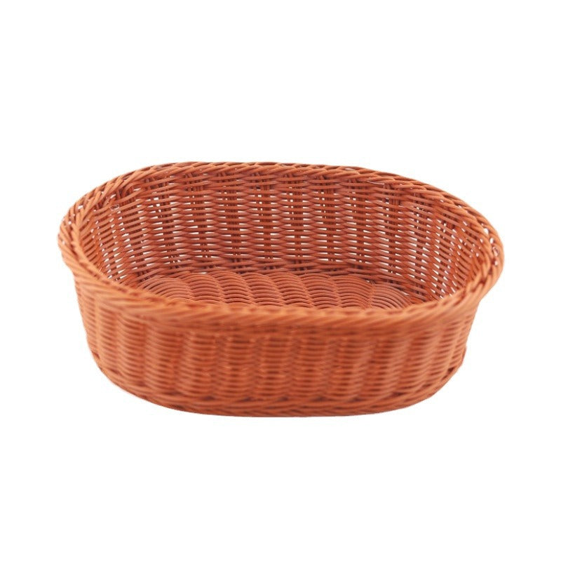 Storage Basket with Durable Plastic Construction