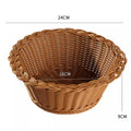 Unisex round braided storage basket Siopsrl