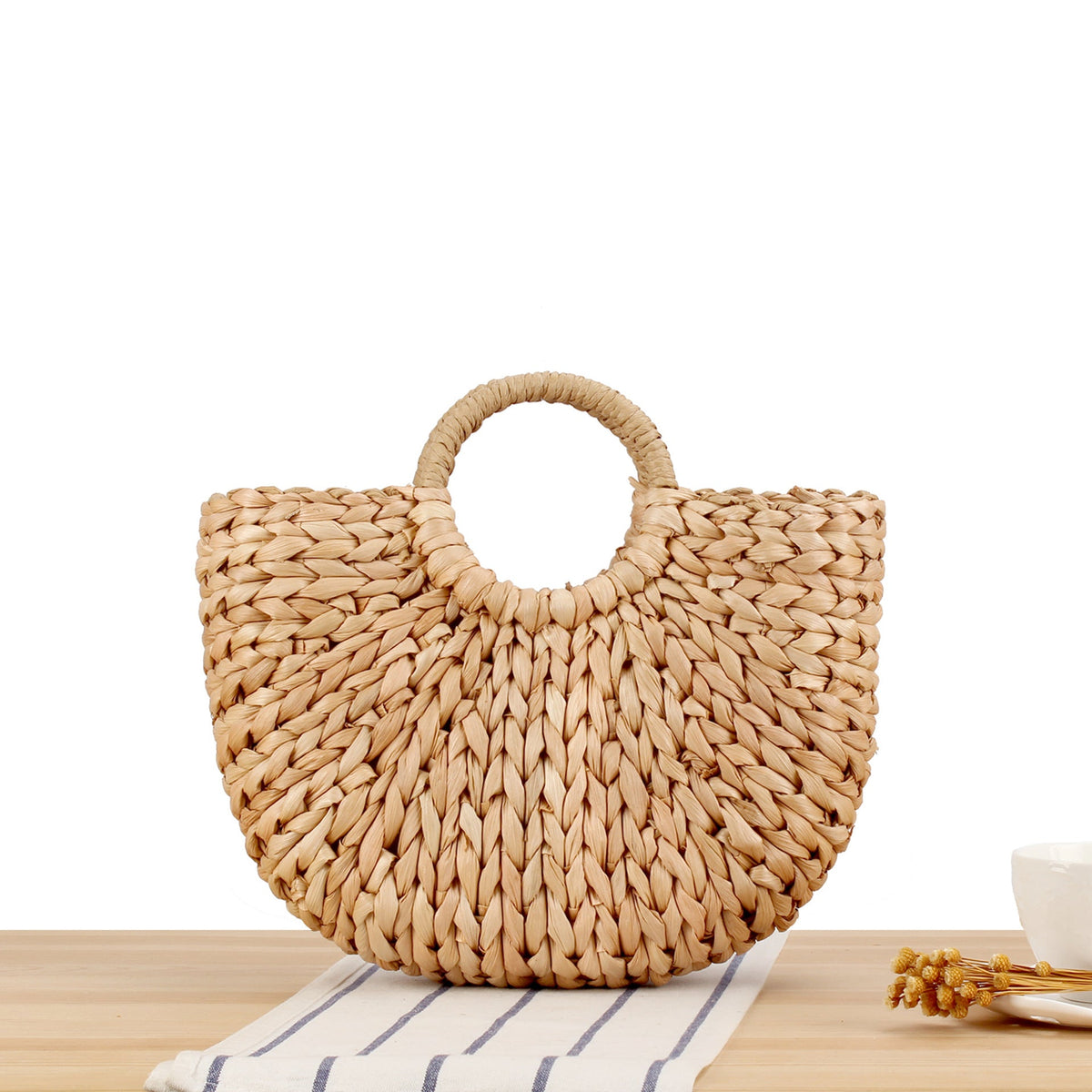 Siopsrl | Handbag in Modern Basket Weave Pattern Siopsrl