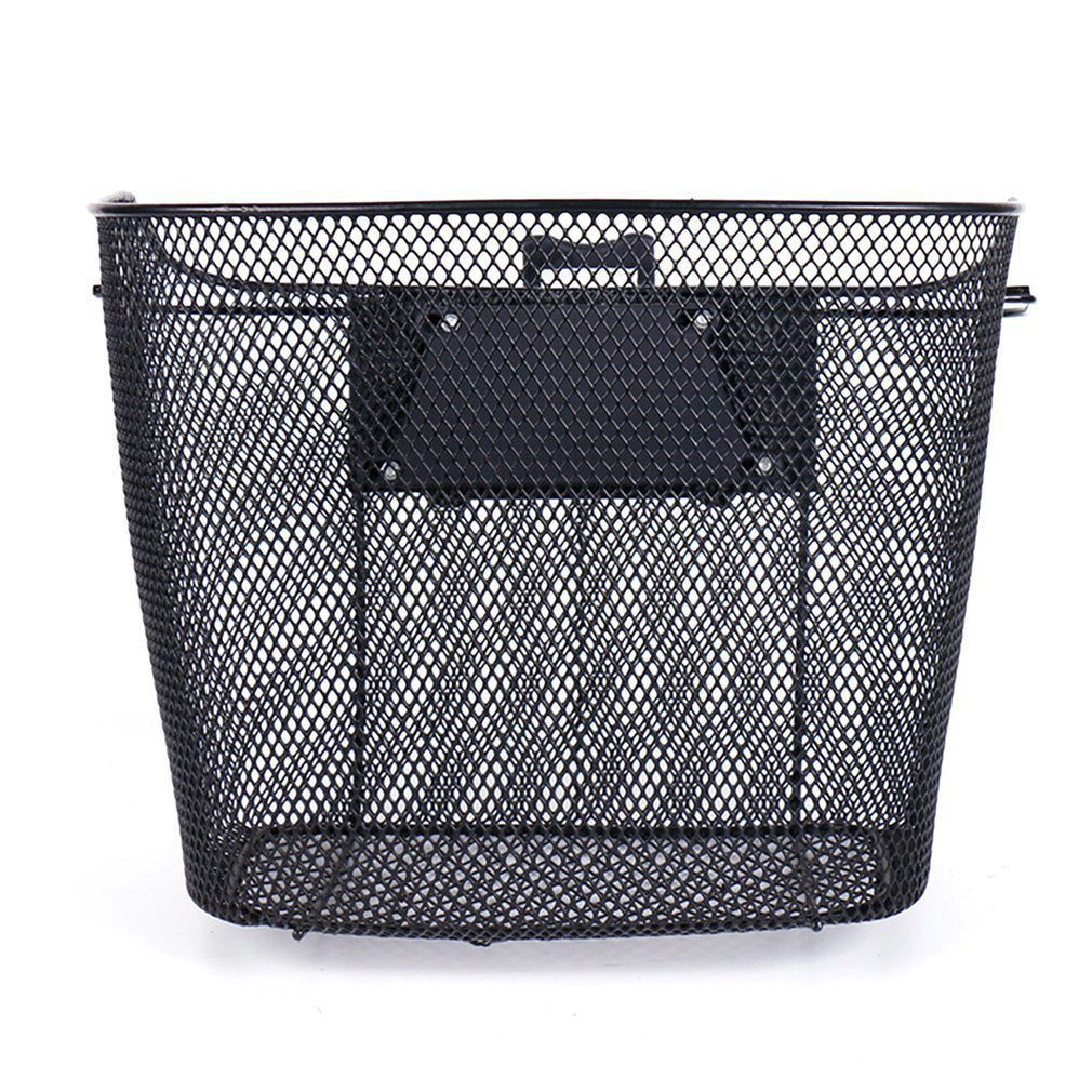 Front Quick Release Mesh Bicycle Basket with Locking Handlebar Mount Siopsrl