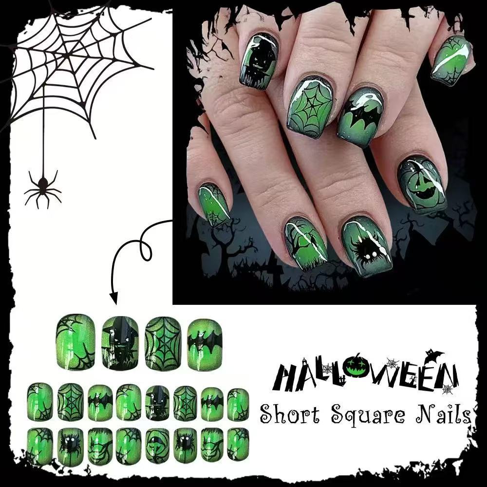 Halloween Nail Art Set with Creative 3D Designs Siopsrl