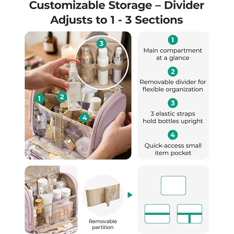 Cosmetic organizer with removable hanging system Siopsrl