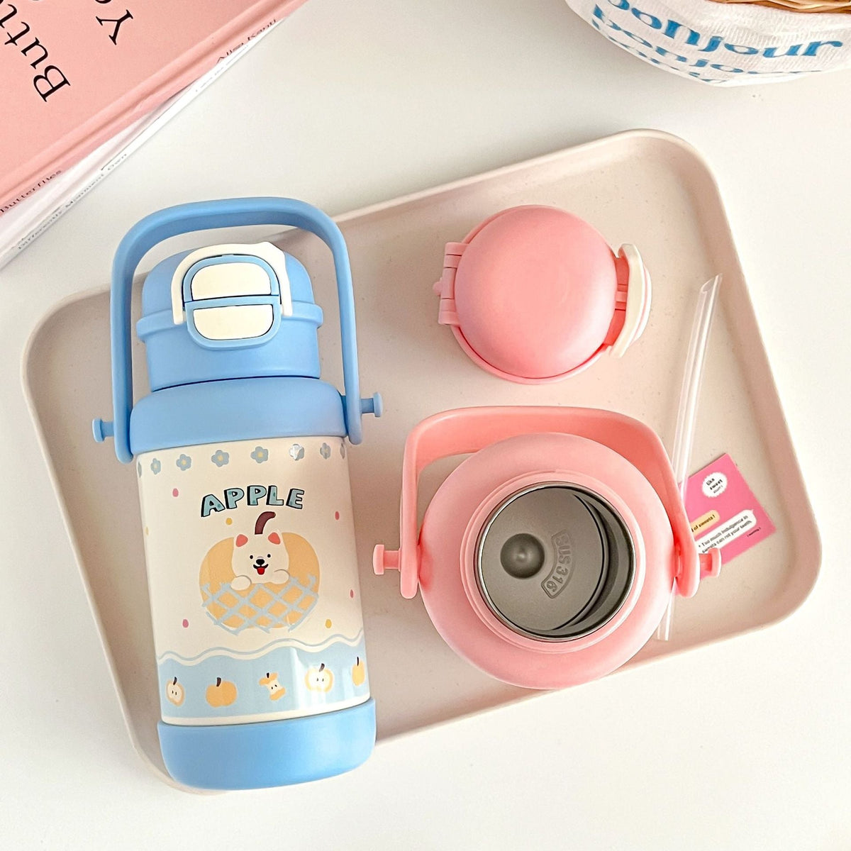 Siopsrl | Insulated stainless steel water bottle with cute design Siopsrl