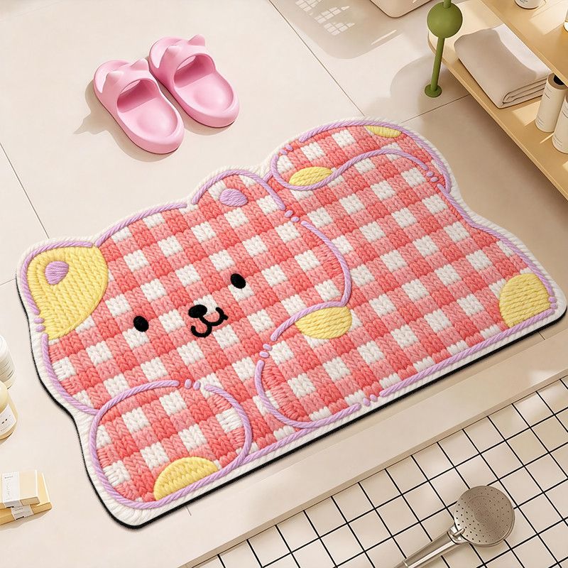 Siopsrl | Cute Plush Bear Bath Mat Siopsrl