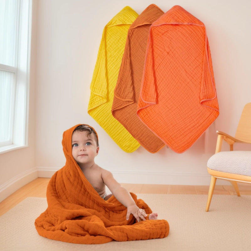 Siopsrl | Ultra-Soft Muslin Hooded Bath Towel Siopsrl