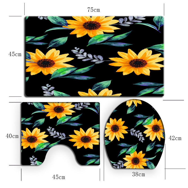 Siopsrl | Floral Theme Bathroom Décor Set Siopsrl