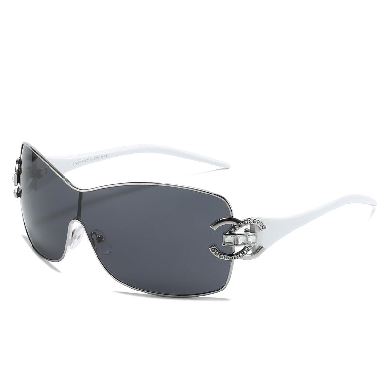 Siopsrl | Fashionable Oversized Shield Sunglasses Siopsrl
