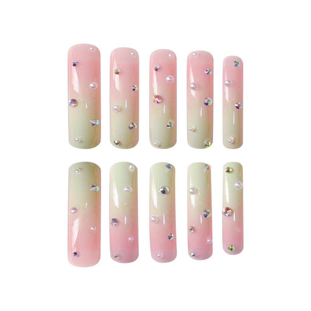 Siopsrl | Decorative 3D Crystal-Embellished Nail Art Extensions Siopsrl