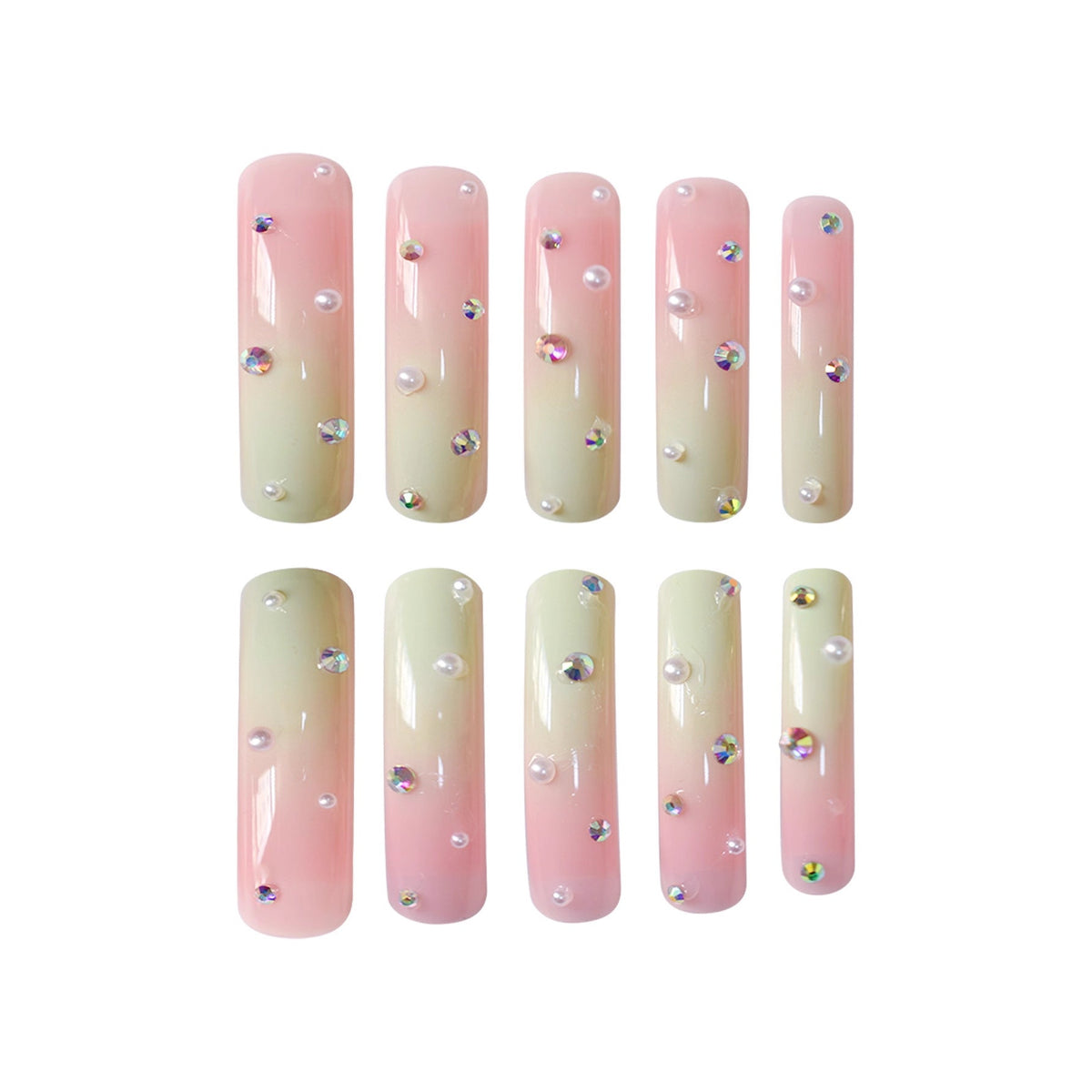 Siopsrl | Decorative 3D Crystal-Embellished Nail Art Extensions Siopsrl