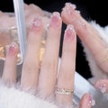 Siopsrl | Glamorous nail art with rhinestone and pearl accents Siopsrl
