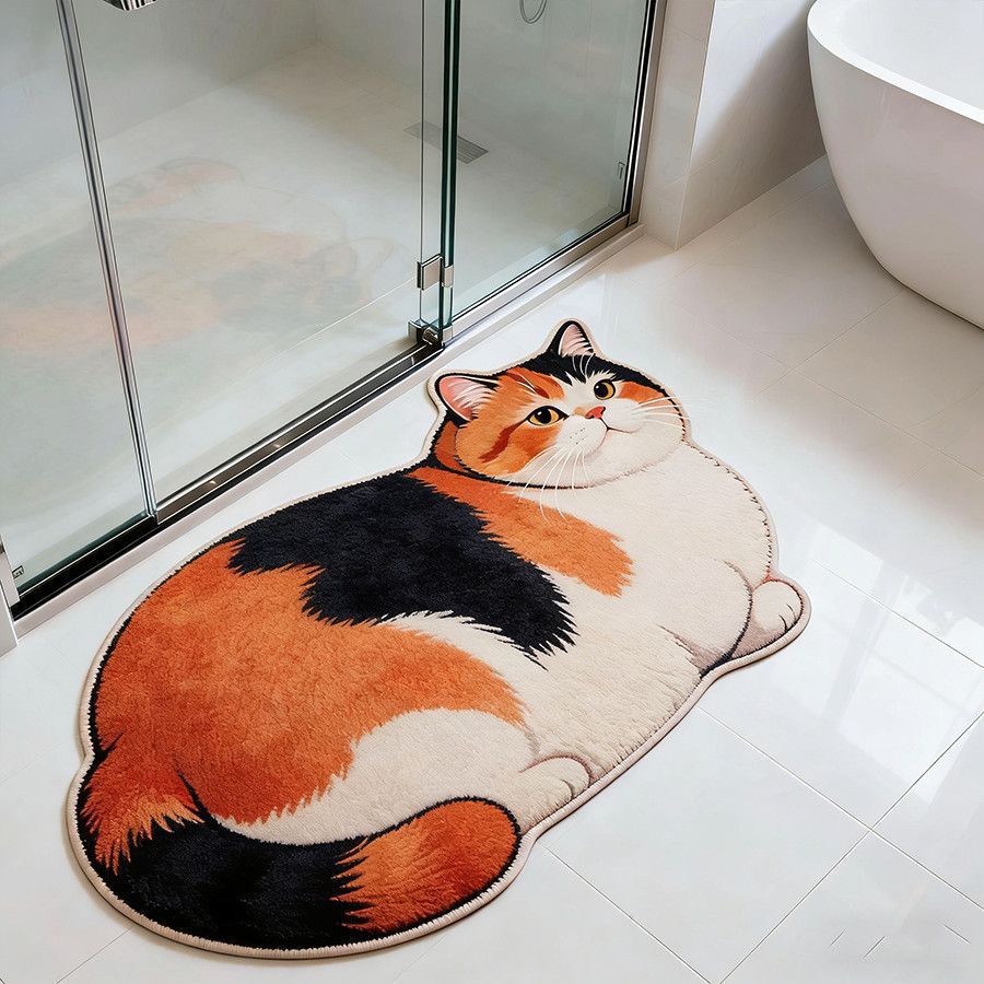 Siopsrl | Cat-Shaped Bath Mat Siopsrl