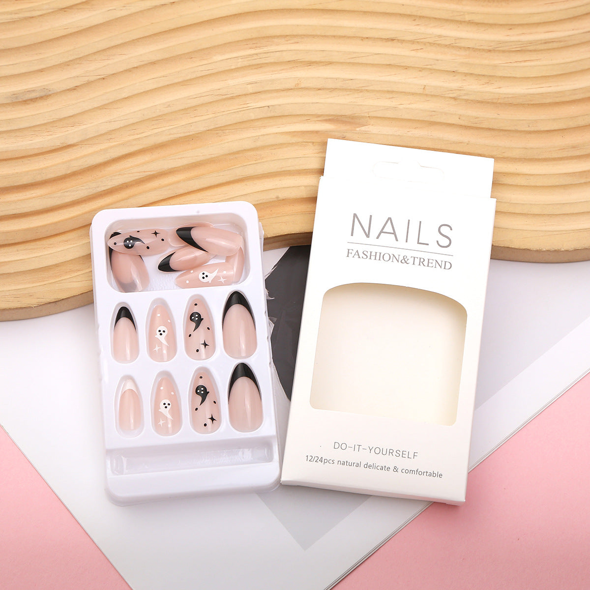 Creative Halloween-Themed Press-On Nail Set Siopsrl