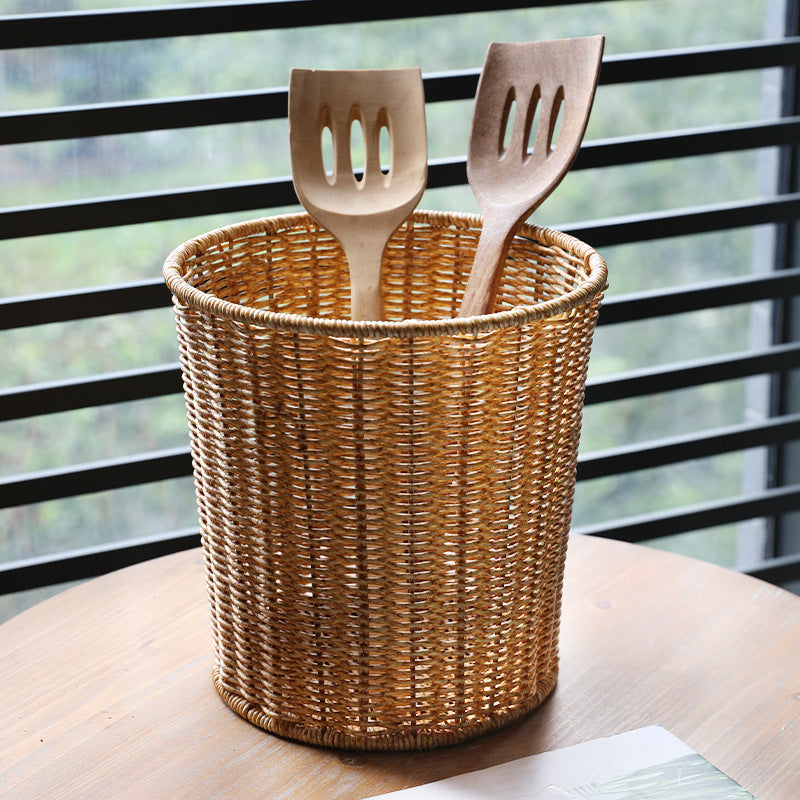 Eco-Friendly Wicker Waste Basket Siopsrl