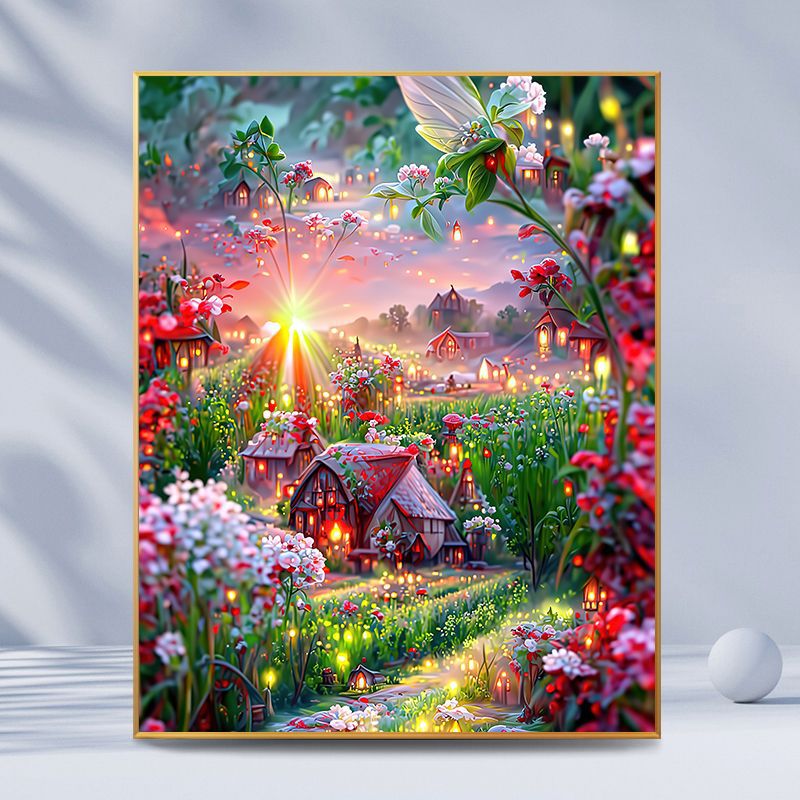 Siopsrl | Enchanted Garden Landscape Art Print Siopsrl
