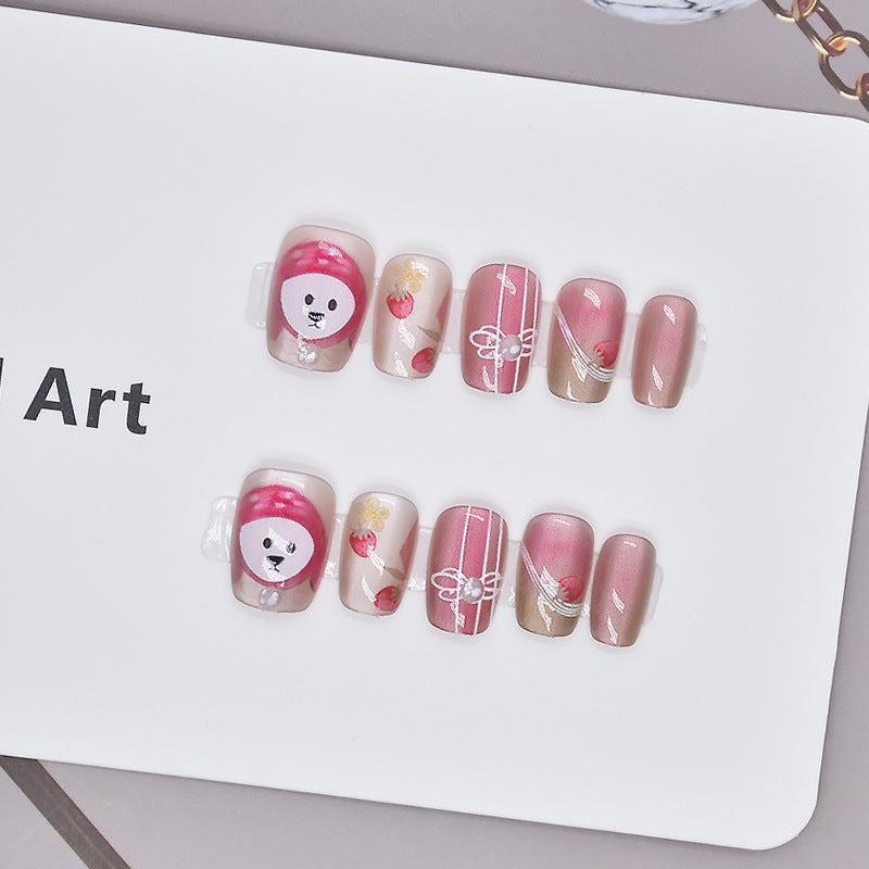 Siopsrl | Artistic Cartoon-Themed Press-On Nail Art Siopsrl