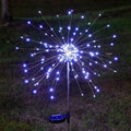 Solar Firework Garden Stake LED Starburst Light With Telescoping Stainless Stake Siopsrl