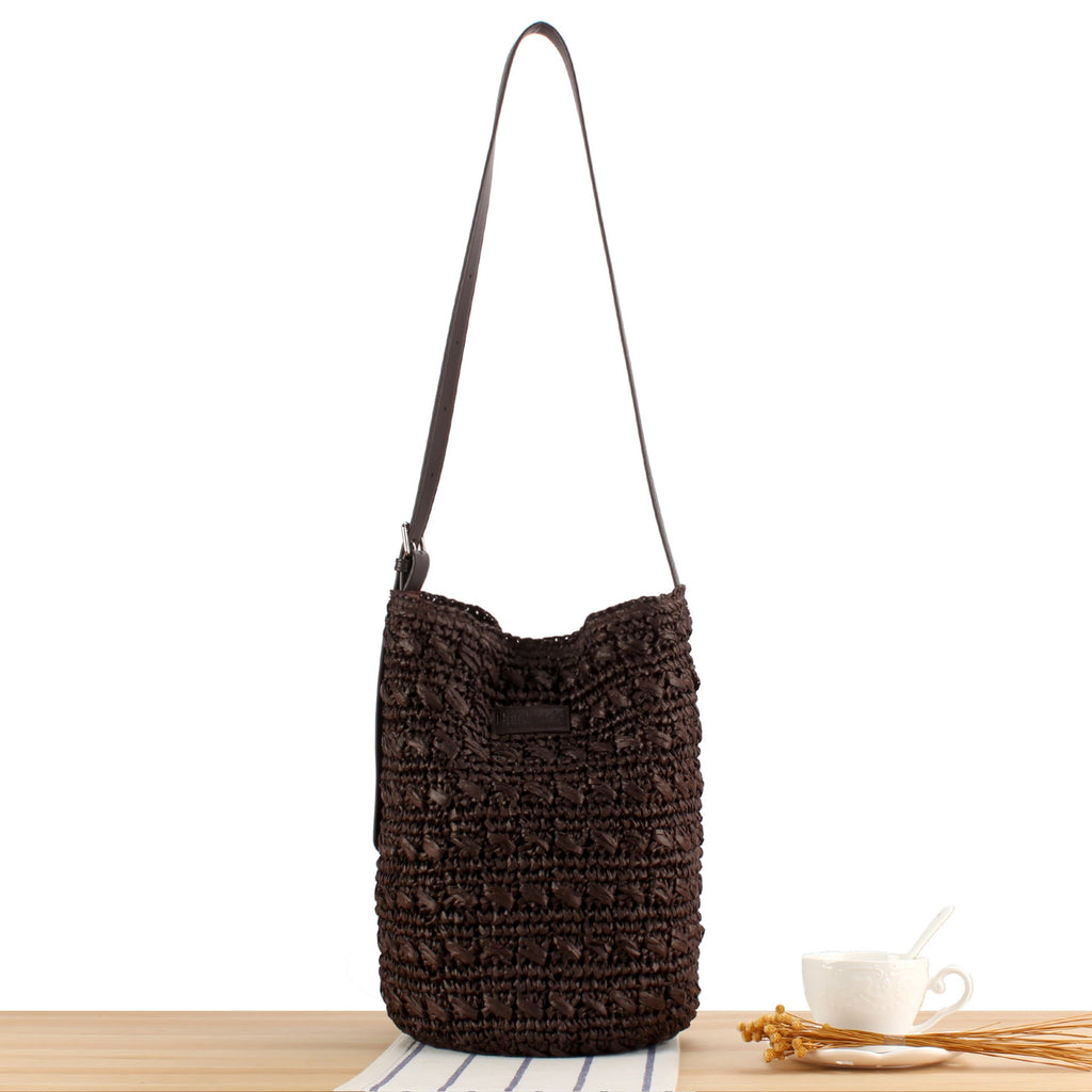 Siopsrl | Shoulder bag with modern macrame design Siopsrl