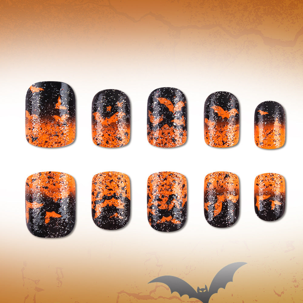 Halloween-Themed Artistic Press-On Nails Siopsrl