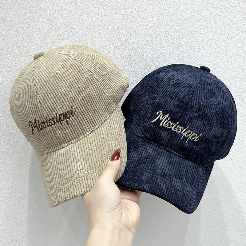 Siopsrl | Women's Corduroy Visor Cap Siopsrl