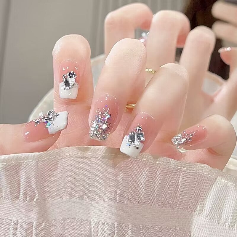 Siopsrl | Elegant Botanical Press-On Nails Siopsrl