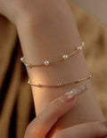 Siopsrl | Adjustable Pearl Charm Bracelet Siopsrl