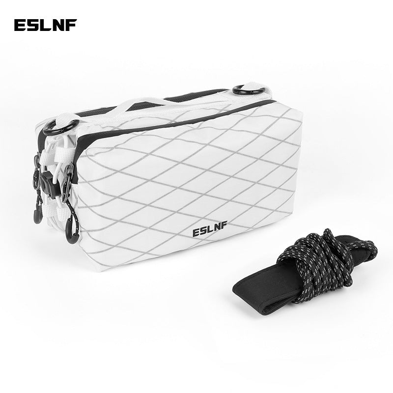 Siopsrl | lightweight reflective triangular bicycle frame bag with waterproof zippered pocket Siopsrl