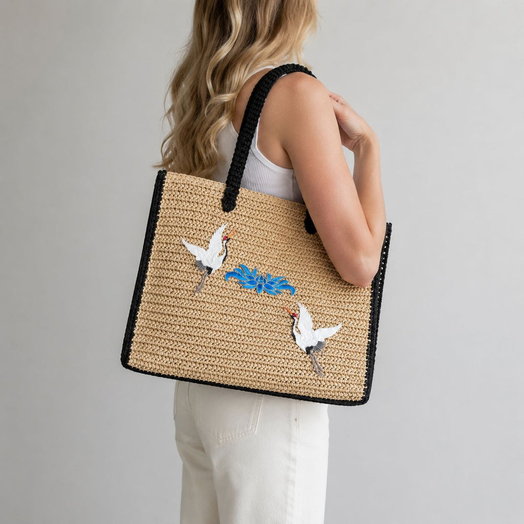 Siopsrl | Handmade shopping bag with intricate embroidery Siopsrl