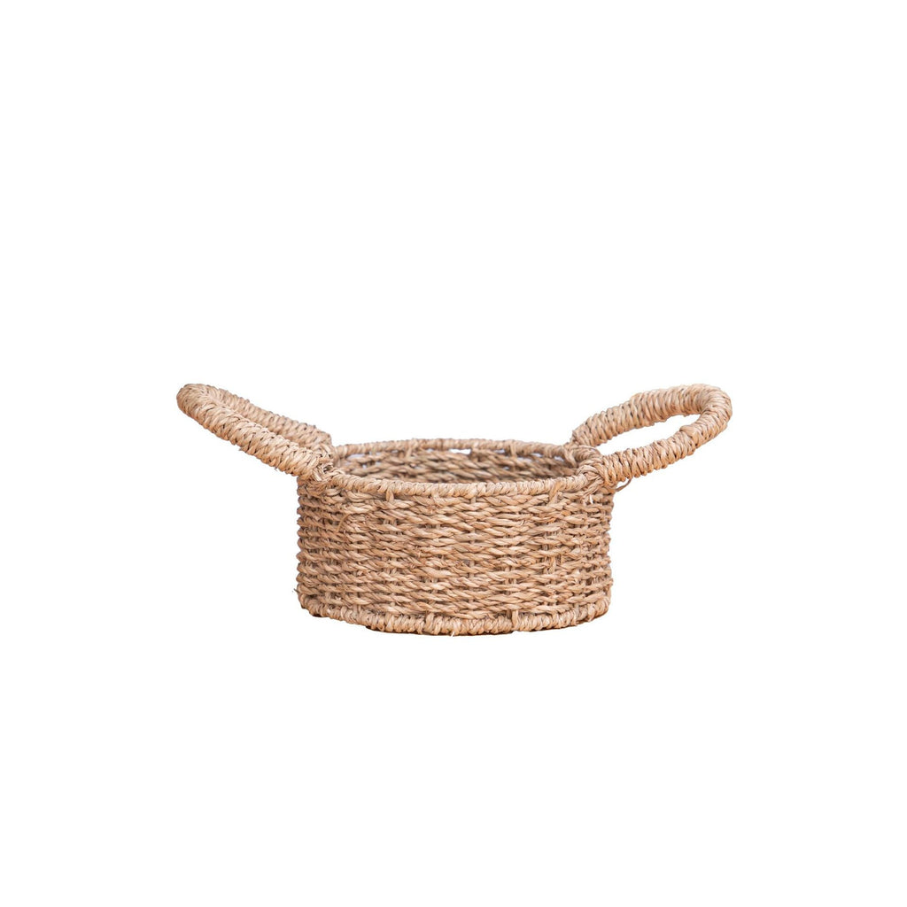 Handwoven Round Storage Basket Siopsrl