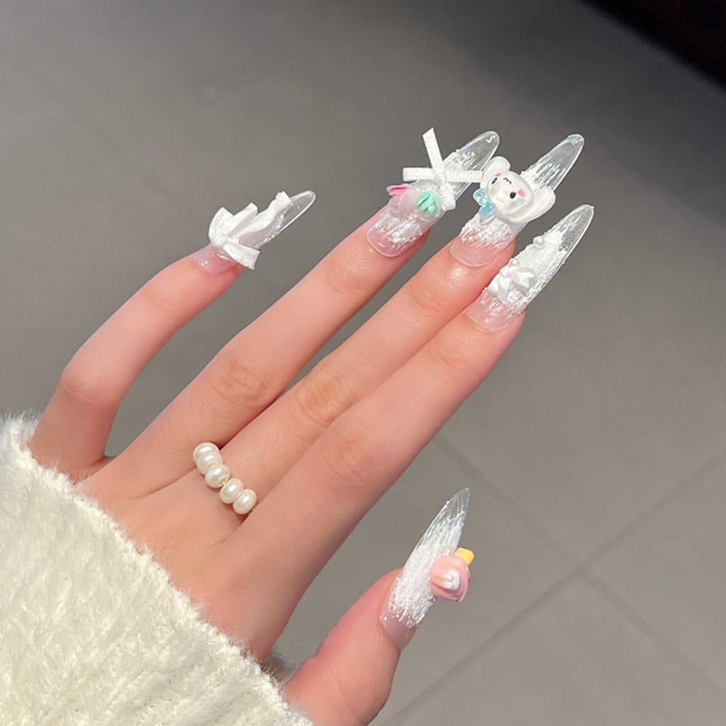 Siopsrl | Creative 3D Themed Press-On Nail Art Siopsrl
