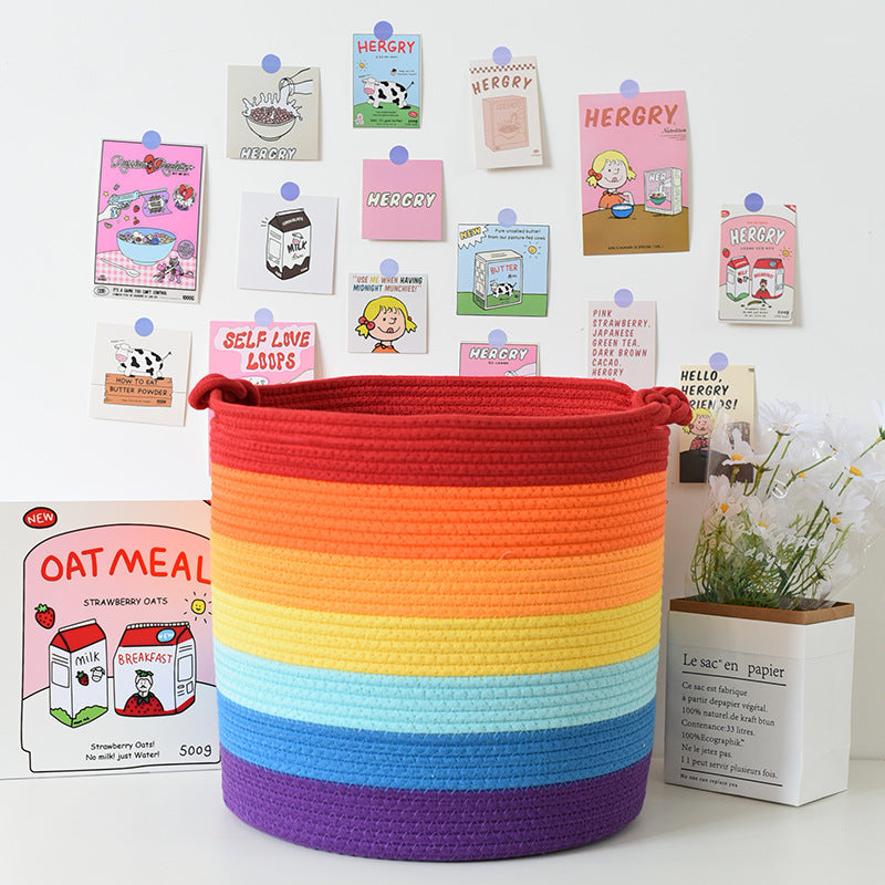 Modern storage basket with handles Siopsrl