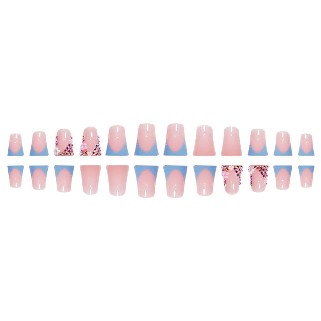 Siopsrl | Decorative Floral Press-On Nail Enhancements Siopsrl