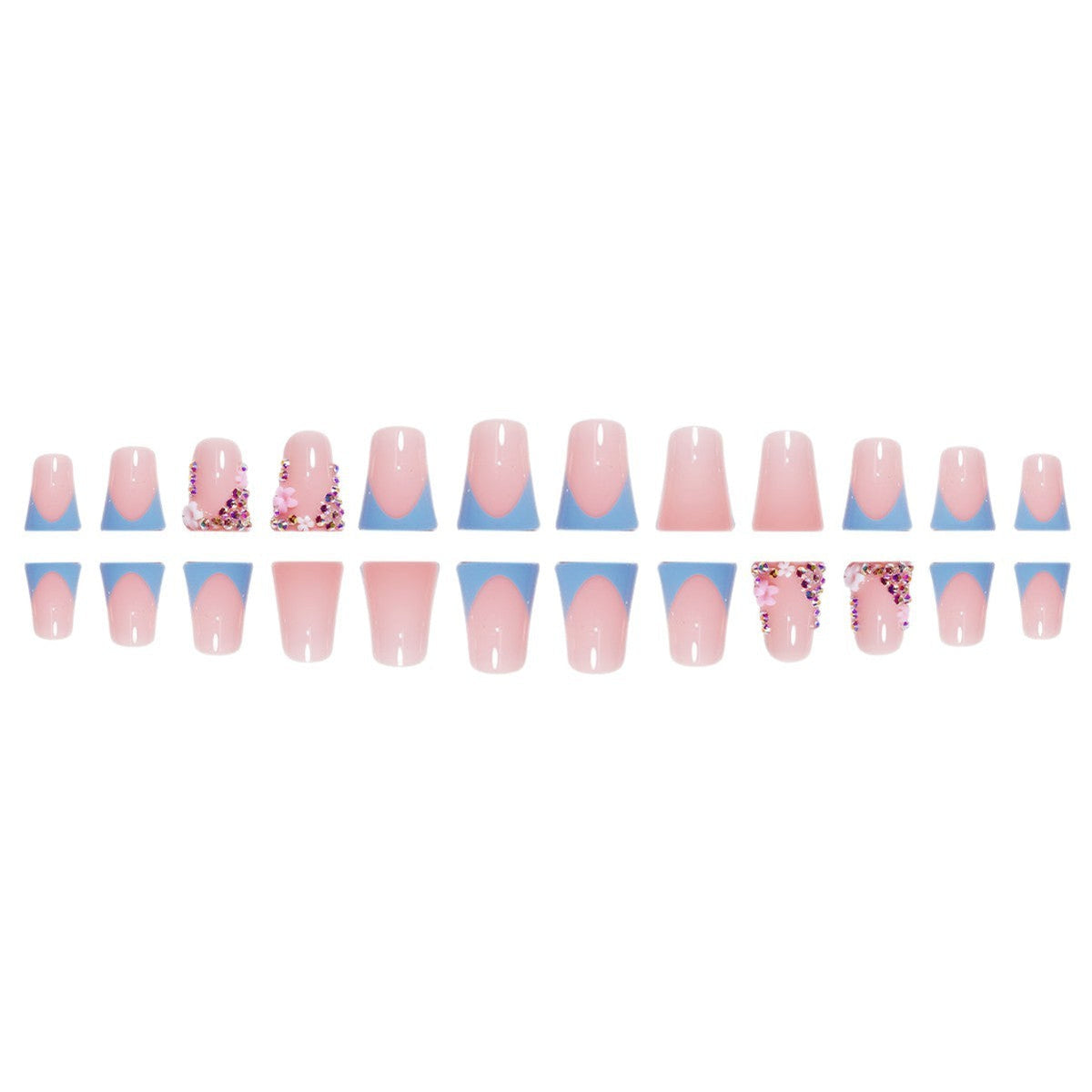 Siopsrl | Decorative Floral Press-On Nail Enhancements Siopsrl