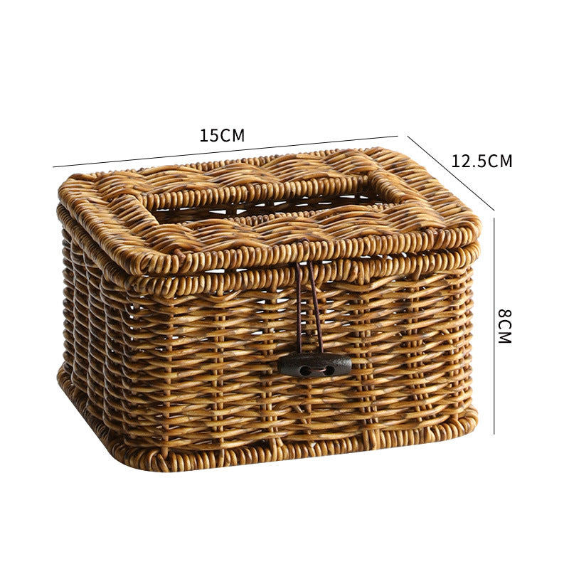 Handwoven Decorative Storage Box Siopsrl