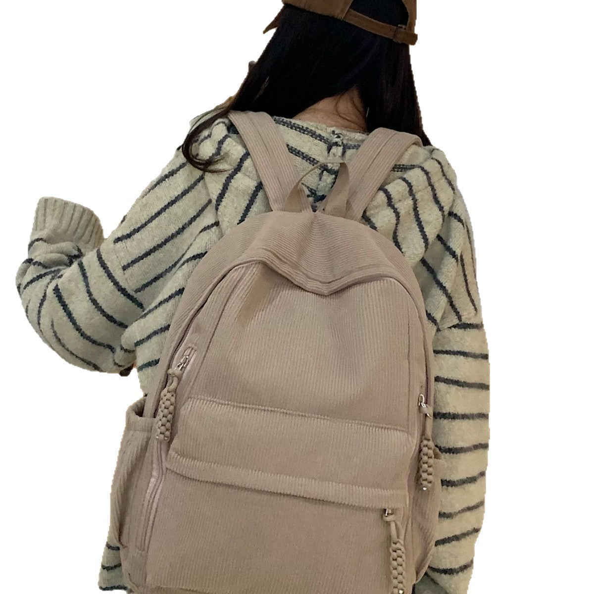 Siopsrl | Backpack Made of Durable Ribbed Material Siopsrl