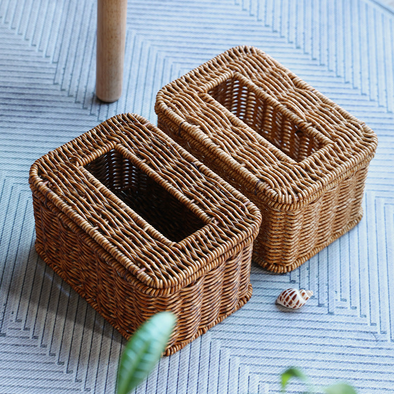 Handwoven Decorative Storage Box Siopsrl