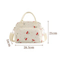 Siopsrl | Insulated Cherry Print Lunch Bag Siopsrl