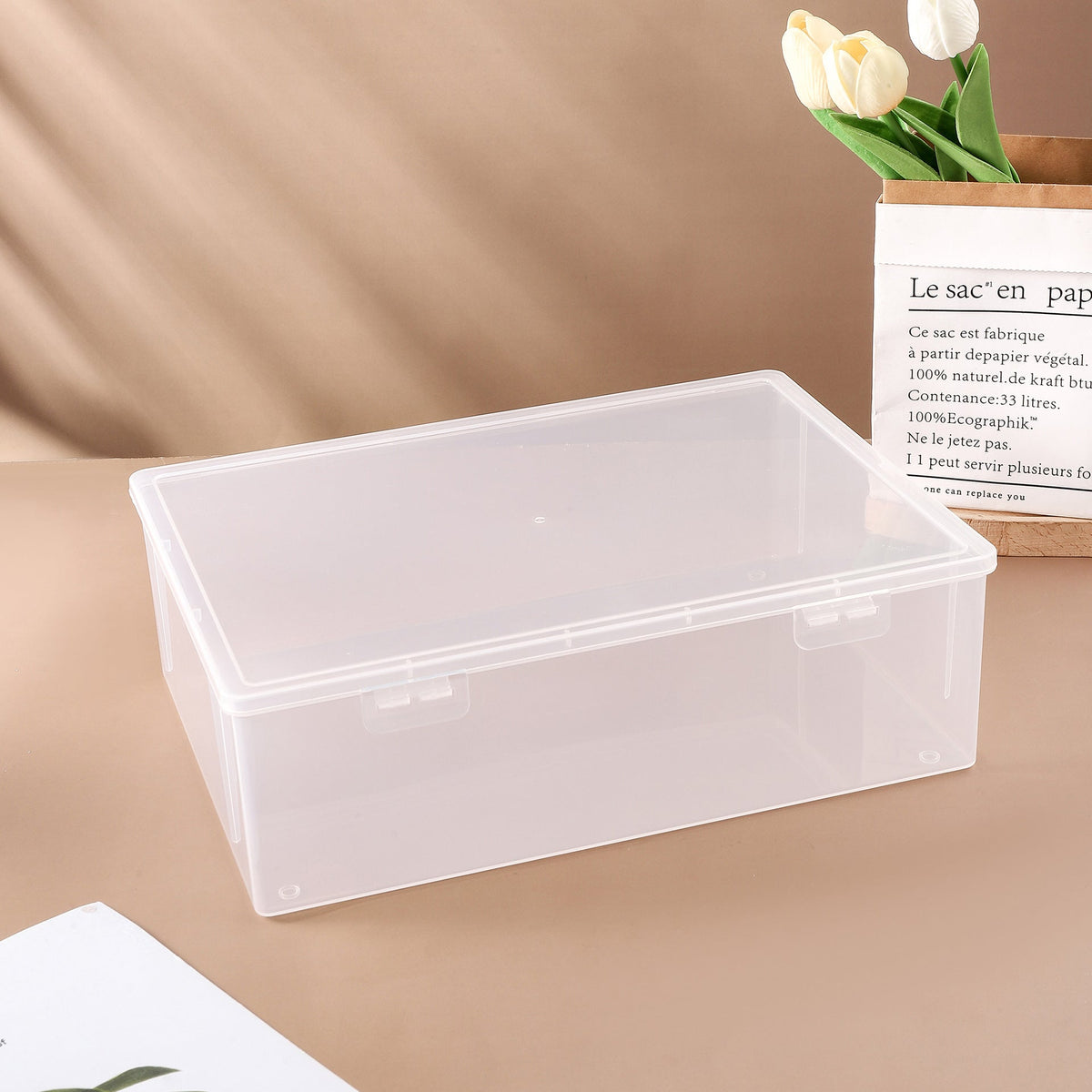 Stackable Multi-Functional Storage Bin Siopsrl